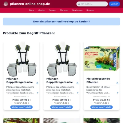 Screenshot pflanzen-online-shop.de