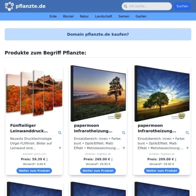 Screenshot pflanzte.de