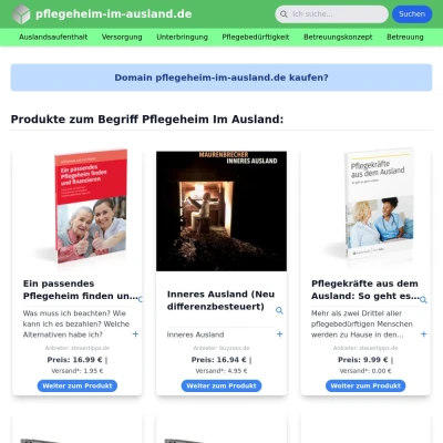 Screenshot pflegeheim-im-ausland.de
