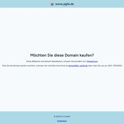 Screenshot pgfa.de