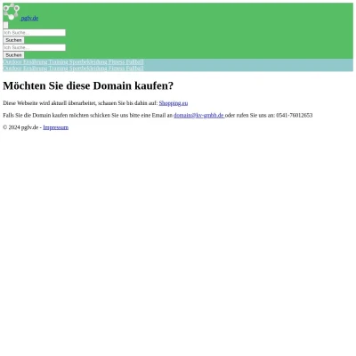 Screenshot pgfv.de