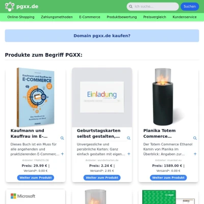 Screenshot pgxx.de