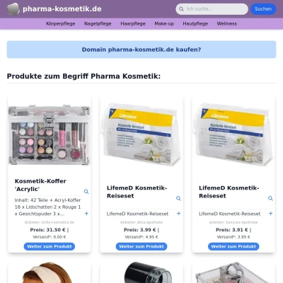 Screenshot pharma-kosmetik.de