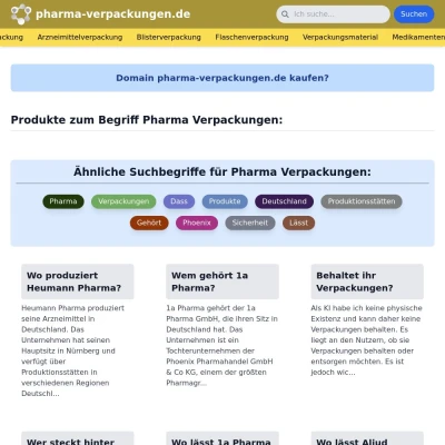 Screenshot pharma-verpackungen.de