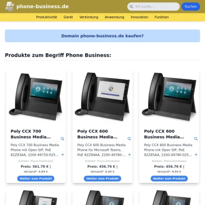 Screenshot phone-business.de