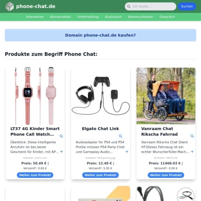 Screenshot phone-chat.de