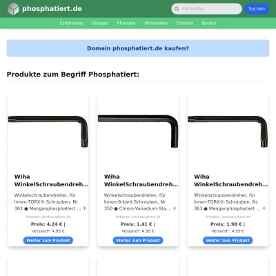 Screenshot phosphatiert.de