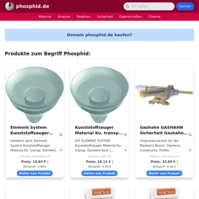 Screenshot phosphid.de