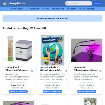 Screenshot phosphit.de