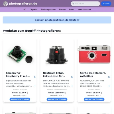 Screenshot photografieren.de