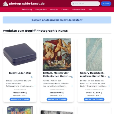 Screenshot photographie-kunst.de