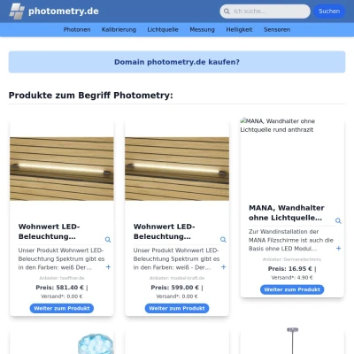 Screenshot photometry.de