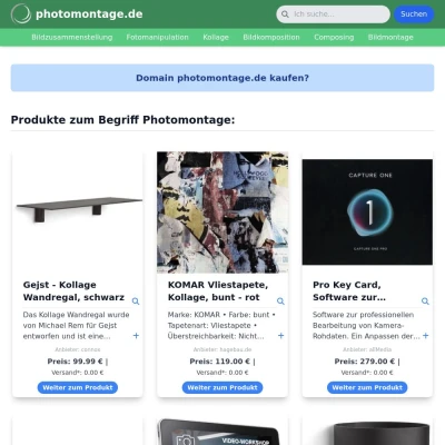 Screenshot photomontage.de