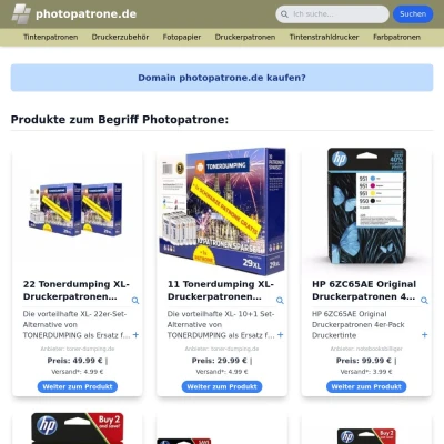 Screenshot photopatrone.de