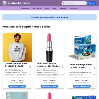 Screenshot photos-berlin.de