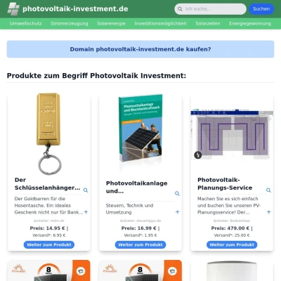 Screenshot photovoltaik-investment.de