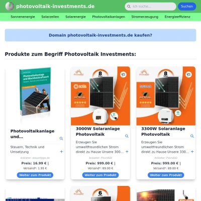 Screenshot photovoltaik-investments.de