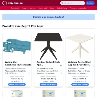 Screenshot php-app.de