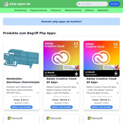 Screenshot php-apps.de