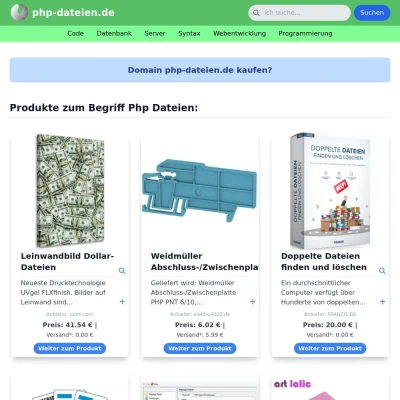 Screenshot php-dateien.de