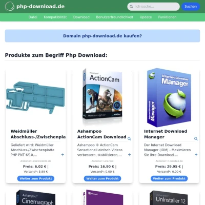 Screenshot php-download.de