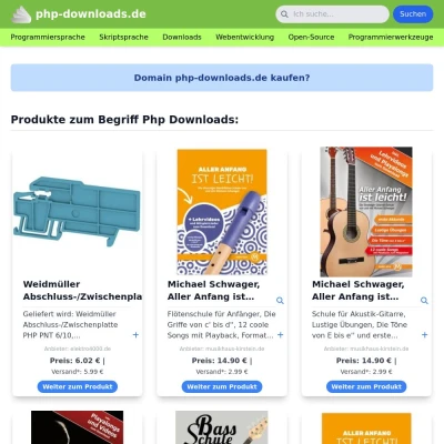 Screenshot php-downloads.de