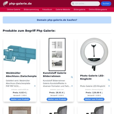 Screenshot php-galerie.de