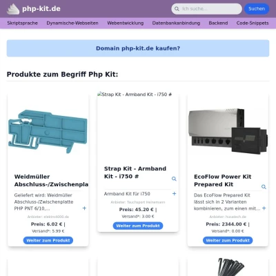 Screenshot php-kit.de