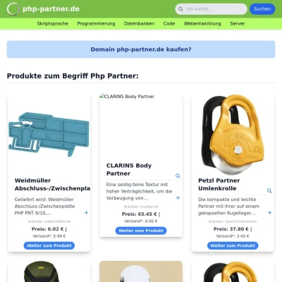 Screenshot php-partner.de