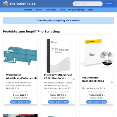 Screenshot php-scripting.de