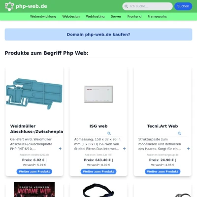 Screenshot php-web.de