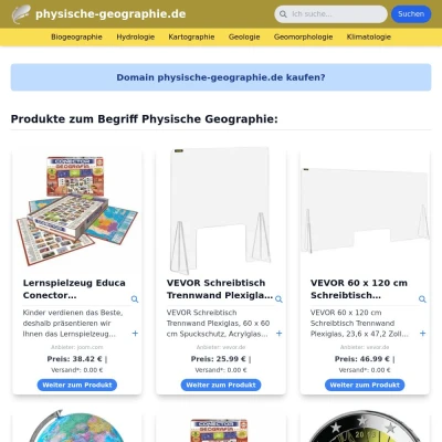 Screenshot physische-geographie.de