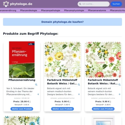 Screenshot phytologe.de