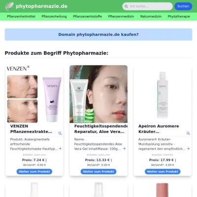 Screenshot phytopharmazie.de