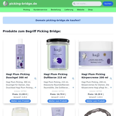 Screenshot picking-bridge.de