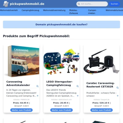 Screenshot pickupwohnmobil.de