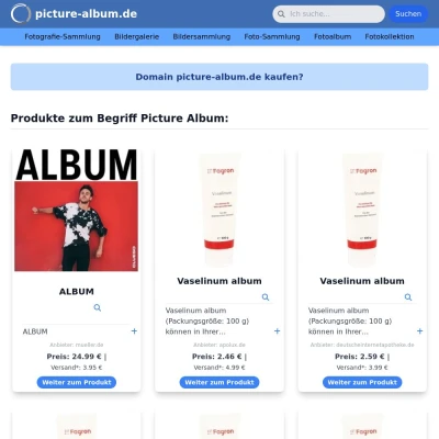 Screenshot picture-album.de