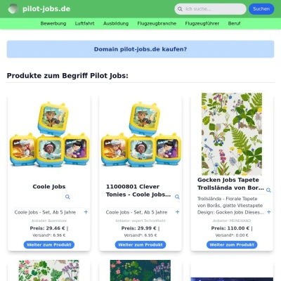 Screenshot pilot-jobs.de