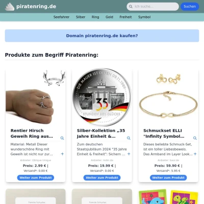 Screenshot piratenring.de