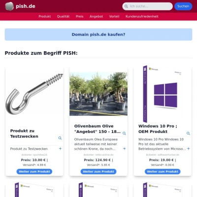 Screenshot pish.de