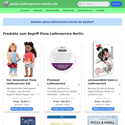 Screenshot pizza-lieferservice-berlin.de