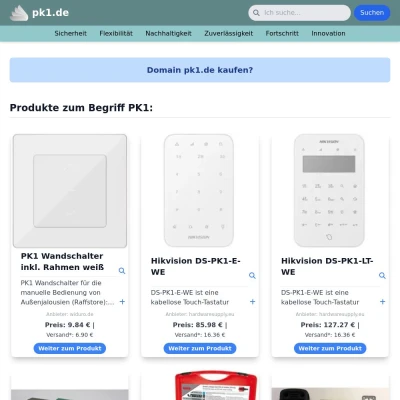 Screenshot pk1.de