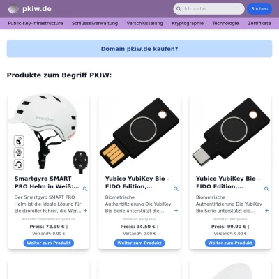 Screenshot pkiw.de