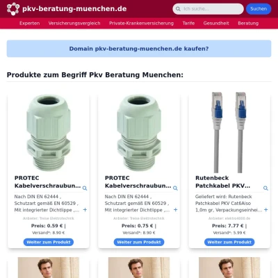 Screenshot pkv-beratung-muenchen.de