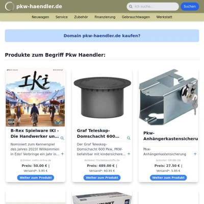 Screenshot pkw-haendler.de
