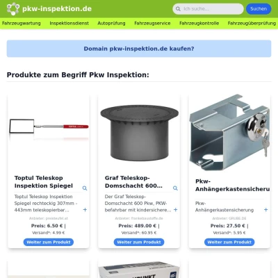 Screenshot pkw-inspektion.de