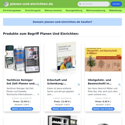 Screenshot planen-und-einrichten.de