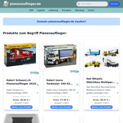 Screenshot planenauflieger.de