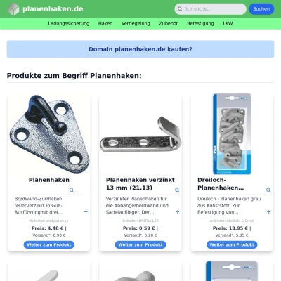 Screenshot planenhaken.de