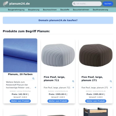 Screenshot planum24.de